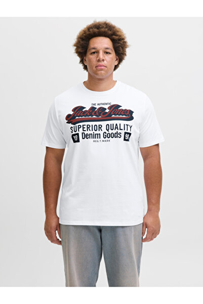 Jack & Jones Ανδρικό μπλουζάκι με στάμπα, στρογγυλή λαιμόκοψη, κανονική εφαρμ...