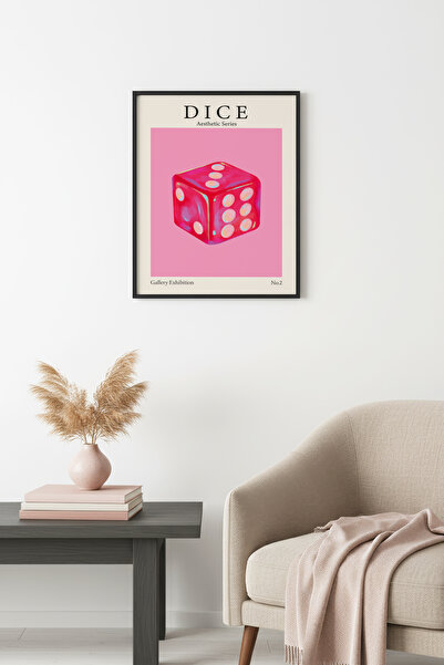 huhuli Ρετρό Τραπέζι με ζάρια με φυσικό ξύλινο πλαίσιο - Ζωντανά χρώματα |   ...