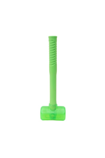 FOXMAG24 Ciocan din silicon cu mâner din PVC, 410g, verde, lungime 33cm