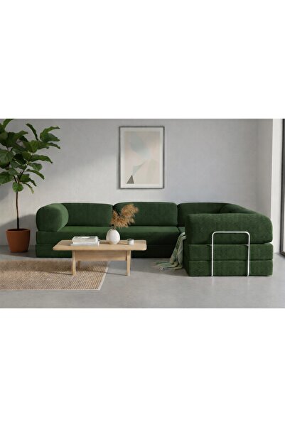 Vivense LEGOM MODÜLER YATAKLI AKTİVİTE KÖŞE KOLTUK YEŞİL, 200X300