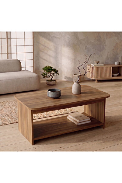 Yurupa Chebo Orta Sehpa Raflı Ceviz CHB1-CE