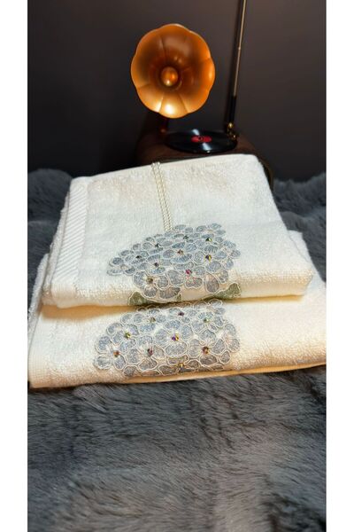 Verse & Reverse Ortanca 2-Pack Bamboo Towels 50*90 - 30*50