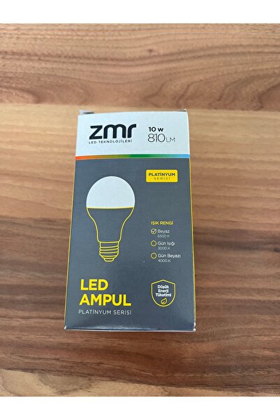 ZMR 5’Lİ 10 W LED AMPUL BEYAZ IŞIK E27 UYUMLU TASARRUFLU