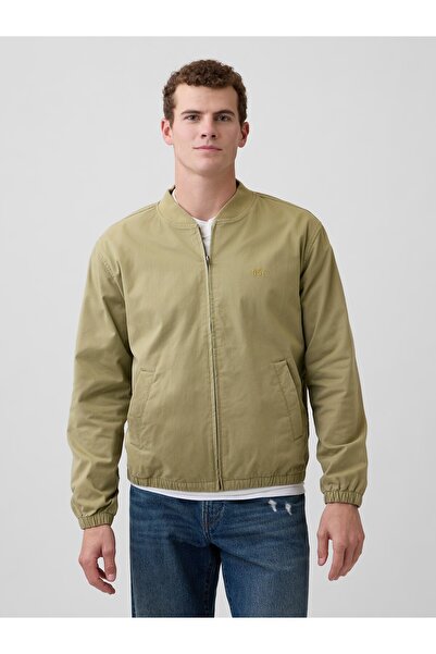 GAP Erkek Açık Yeşil Relaxed Bomber Ceket