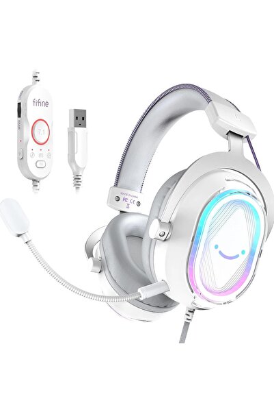 Fifine Ampligame H13 Mikrofonlu 7.1 RGB Oyuncu Kulaklığı