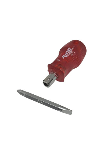 Rico 003-RD0821 Çift Taraflı Topaç Düz ve Yıldız Tornavida