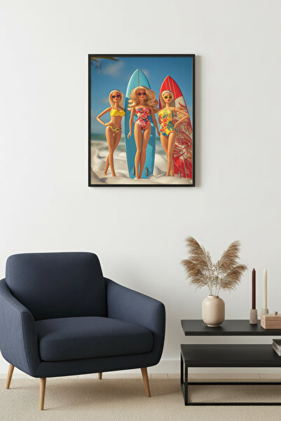 huhuli Ρετρό Πίνακας με Φυσικό Ξύλινο Πλαίσιο - Vintage Διακόσμηση |   huhu2580