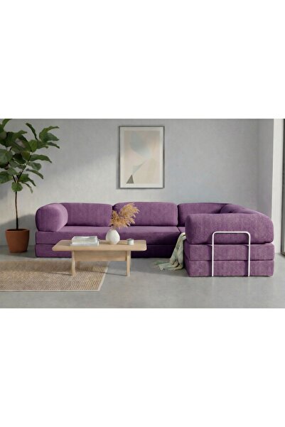 Vivense LEGOM MODÜLER YATAKLI AKTİVİTE KÖŞE KOLTUK MOR, 200X300