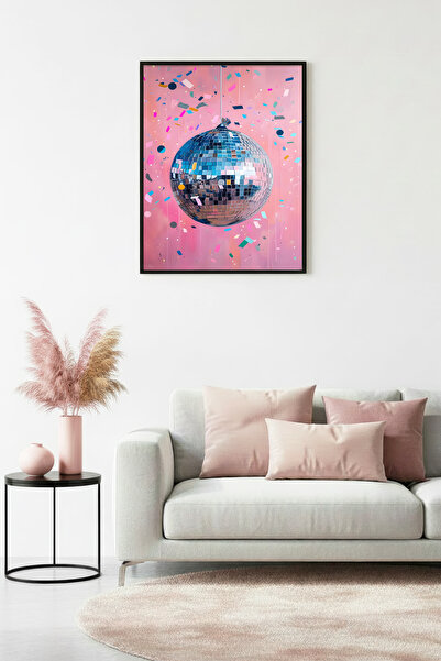 huhuli Επιτραπέζια ζωγραφιά με γεωμετρικά σχέδια με φυσικό ξύλινο πλαίσιο - Μ...