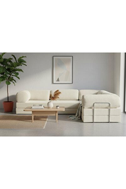 Vivense LEGOM MODÜLER YATAKLI AKTİVİTE KÖŞE KOLTUK KREM, 200X300