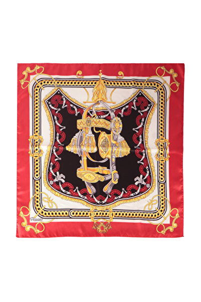 Inno 60x60 εκ. Φουλάρι Premium με σατέν σχέδιο και ραφές