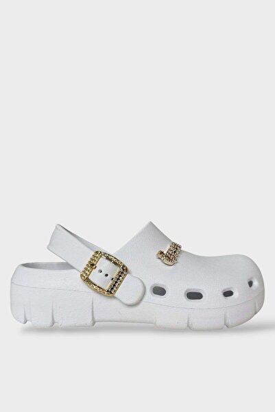 Liger Comfort Stylish Medical Nurse Sabo Slippers White