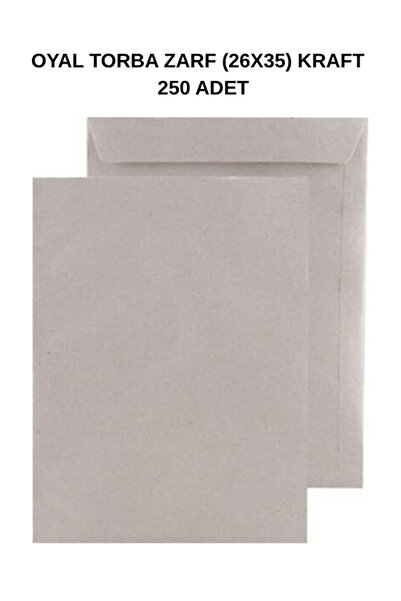 Oyal Φάκελος Σακούλας 26x35 Kraft 90 γρ 250 Τεμάχια – Ανθεκτική και Φυσική Λύ...