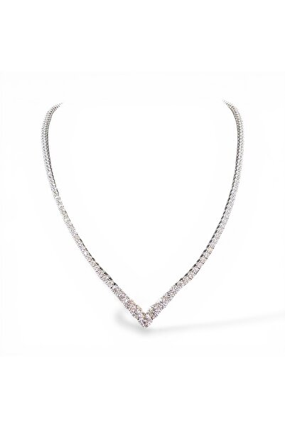 Saras Jewels Leris Süzme V Suyolu Kolye