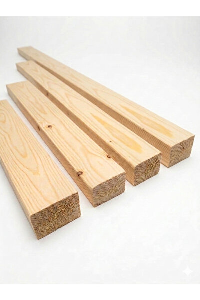 Has AKS orman 7x7x100 Cm Planyalı Pahlı Ladin Ahşap Hobi Çıtası