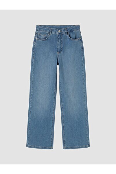 LC Waikiki LCWAIKIKI Κλασικό Γυναικείο Τζιν Παντελόνι με Ίσια Γραμμή και Ψηλή...