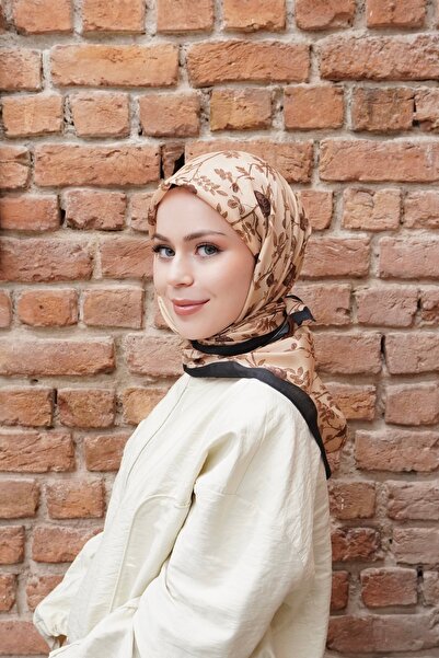 efdal şal eşarp Μαλακό κασκόλ με σχέδιο ελιάς από βουάλ