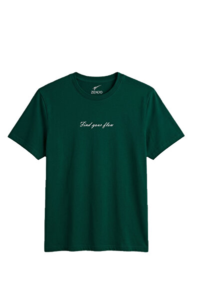 Unisex "Find Your Flow" Premium Yarım Oversize %100 Pamuklu T-Shirt