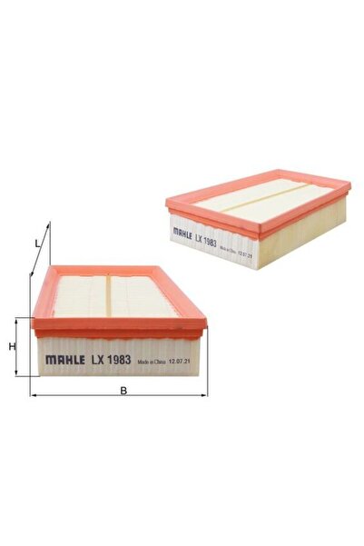 MAHLE Mhl Lx1983 Air Filter 16546-Jd20A