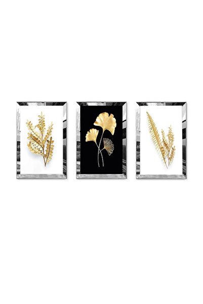 OEM Σετ διακοσμητικών πάνελ Re-Bloom, 3 τεμάχια, MDF/πλεξιγκλάς, πολύχρωμο, 5...