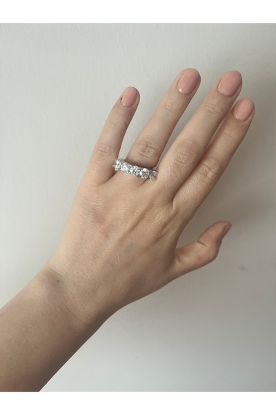 XUPING JEWELRY Beş taş vip kalite kadın çelik yüzük