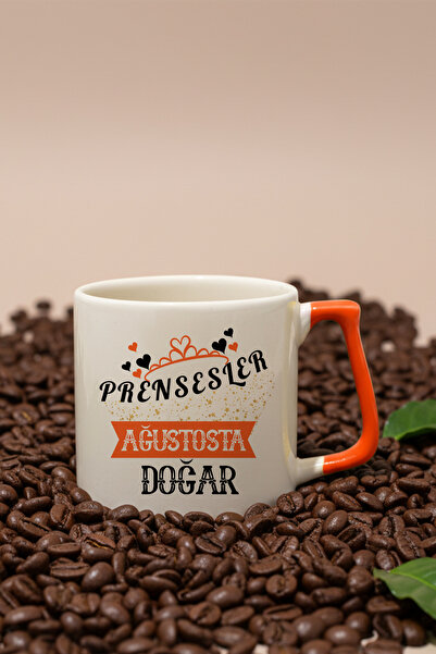 qoeuyl boutique Prensesler Ağustosta Doğar Baskılı Kız Arkadaş Sevgili Hediye...