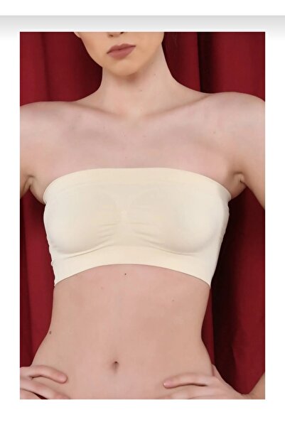 RAPAPA Strapless Bustier Seamless Stretchable Gathering Device-B-08