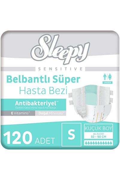 Sleepy Sensitive Süper Yetişkin Hasta Bezi Small 30x4 120 Adet