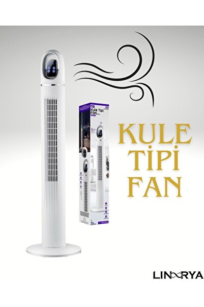 linarya 45 W YENİ NESİL KULE TİPİ VANTİLATÖR FAN DOKUNMATİK 3 KADEME