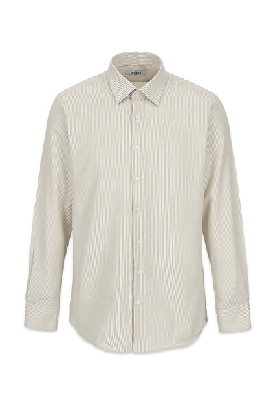 Kiğılı Μακρυμάνικο πουκάμισο σε στενή γραμμή, ριγέ, κλασικό, βαμβακερό, εύκολ...