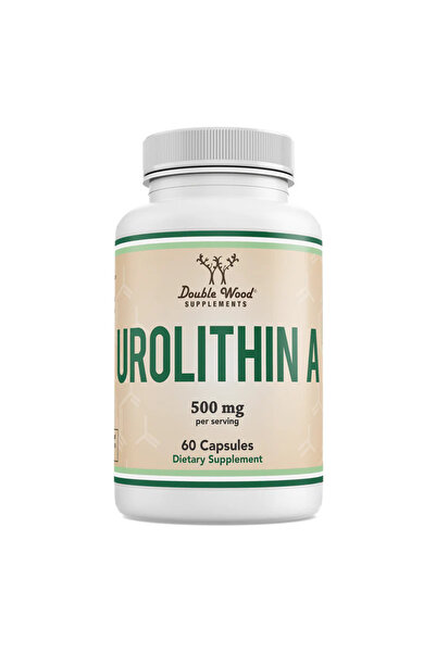 DOUBLE WOOD Urolithin A 500 mg 60 Kapsül – Hücresel Enerji ve Mitokondri Dest...