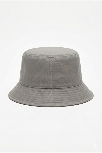 Belifanti Collection Gray Bucket Hat Fisherman Hat Bucket Hat