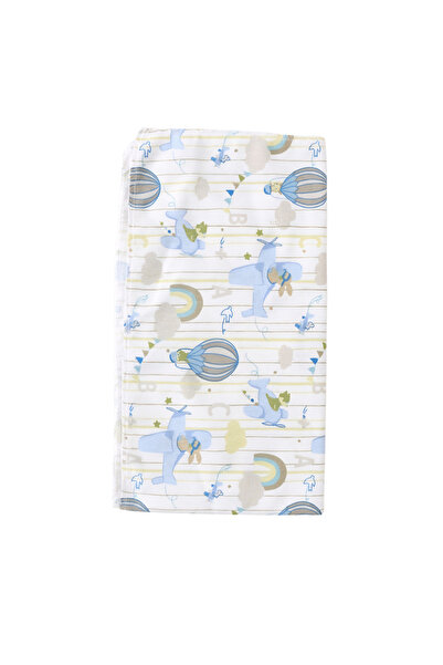 MiniKids Λεπτή πάνα με σχέδιο αεροπλάνου, μπλε