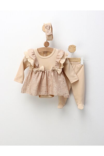 MiniKids Σετ 3 τεμαχίων, Αμελί, μοντέλο μπεζ