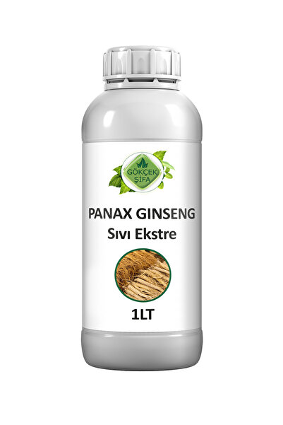 Gökçek Şifa Panax Ginseng Sıvı Ekstre 1L – Doğal Enerji ve Bitkisel Destek