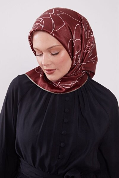 Levidor Αφηρημένο σχέδιο λουλουδιών με λαμπερό κρυστάλλινο φουλάρι