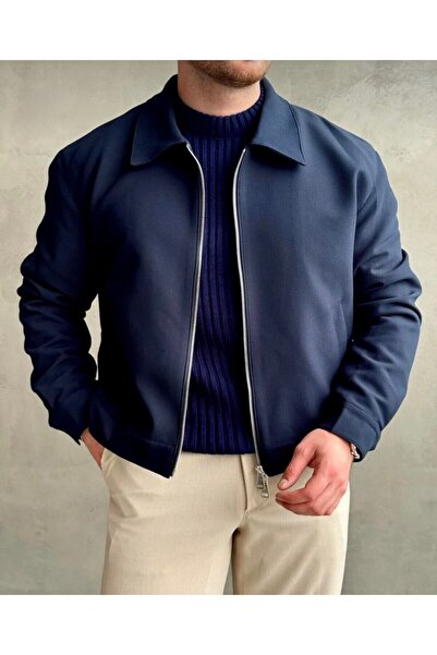 BASEL.CO Viral Trend Zra Double Zipper Basic Fabric Jacket