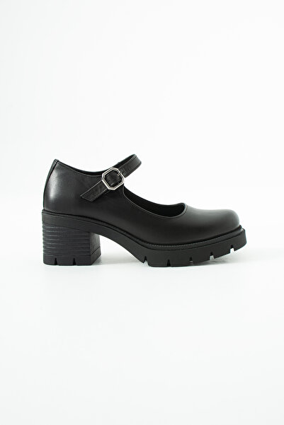 Siena Shoes Zeron Γυναικεία Ελαστικά Λουράκια από Γνήσιο Δέρμα Loafer Μαύρο