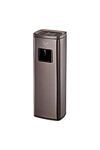 SMASH DESIGN LUXURY BINS Coș de gunoi cu scrumieră, Negru deschis