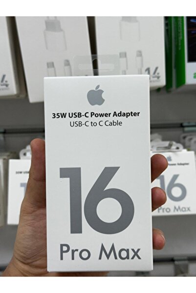 SOLGUN 35W USB-C ADAPTÖR TYPE-C TO TYPE-C KABLO IPHONE 16 PRO MAX ŞARJ SETİ