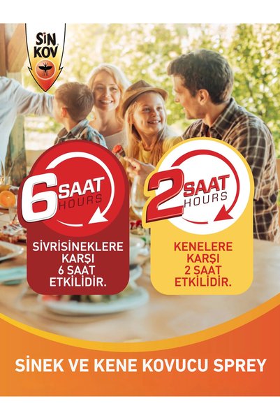 Sinkov Kovucu Sprey 3'lü Eko Set - Sinek Kene Uzun Süre Koruma 3x100ml