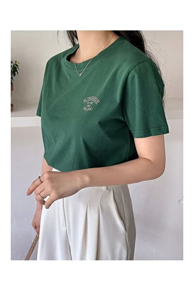 ZİYMO Γυναικείο μπλουζάκι με στάμπα ηλιοφάνειας