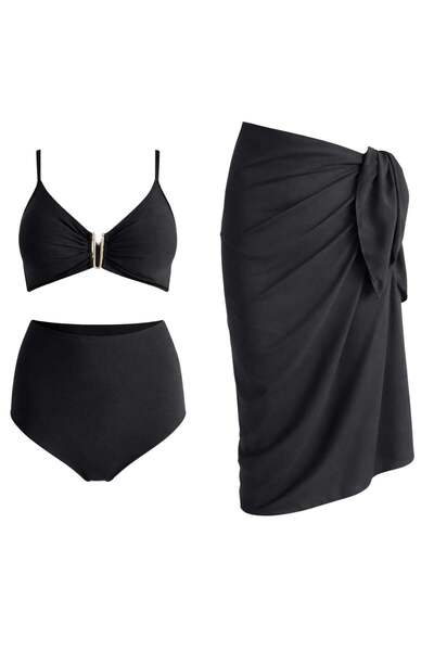 SAILOR moda Σετ μπικίνι Pareolu με αξεσουάρ και ψηλή μέση