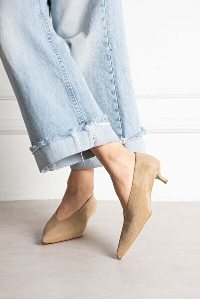 ShoeTek Louod Γυναικεία Στιλέτο με Λεπτό Τακούνι από Βιζόν Σουέντ