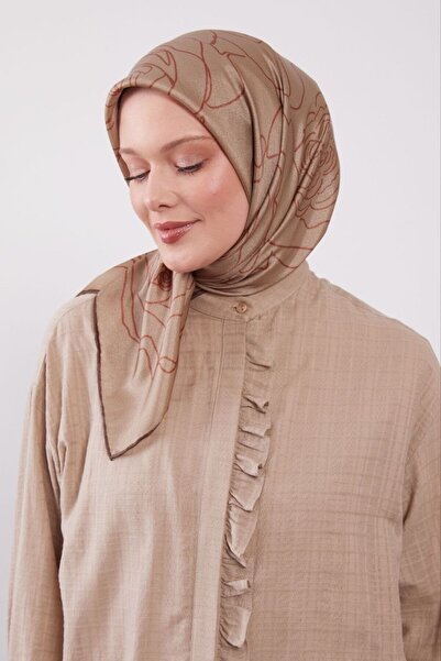 Levidor وشاح كريستالي لامع بنمط زهور تجريدي