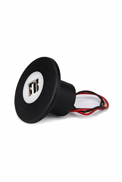 ICE LED 12V 24V Çift USB Panel Şarj Soketi Tekne Karavan Araç ve Mobilya Uyum...