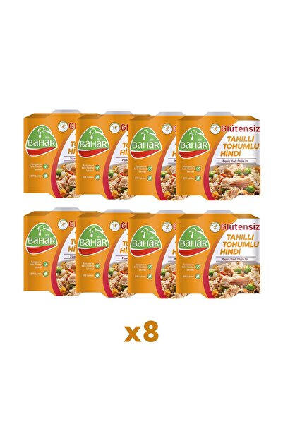 Bahar Hindi Pişmiş Hindi Glutensiz Tahıllı Tohumlu 185g 8 Adet