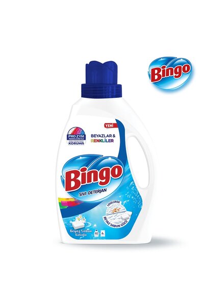 Bingo SIVI DETERJAN RENKLİ BEYAZ SABUN 2600ML