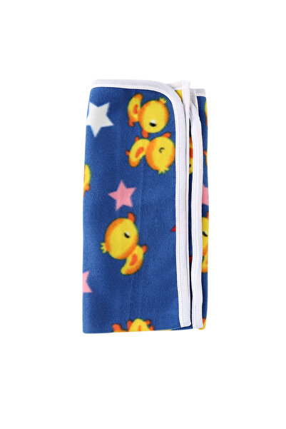 MiniKids Φλις κουβέρτα με πάπιες, μπλε