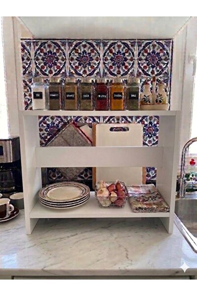 HAS CRAFT baharat düzenleyici ,tezgah üstü baharatlık,mutfak organizer raf,ye...